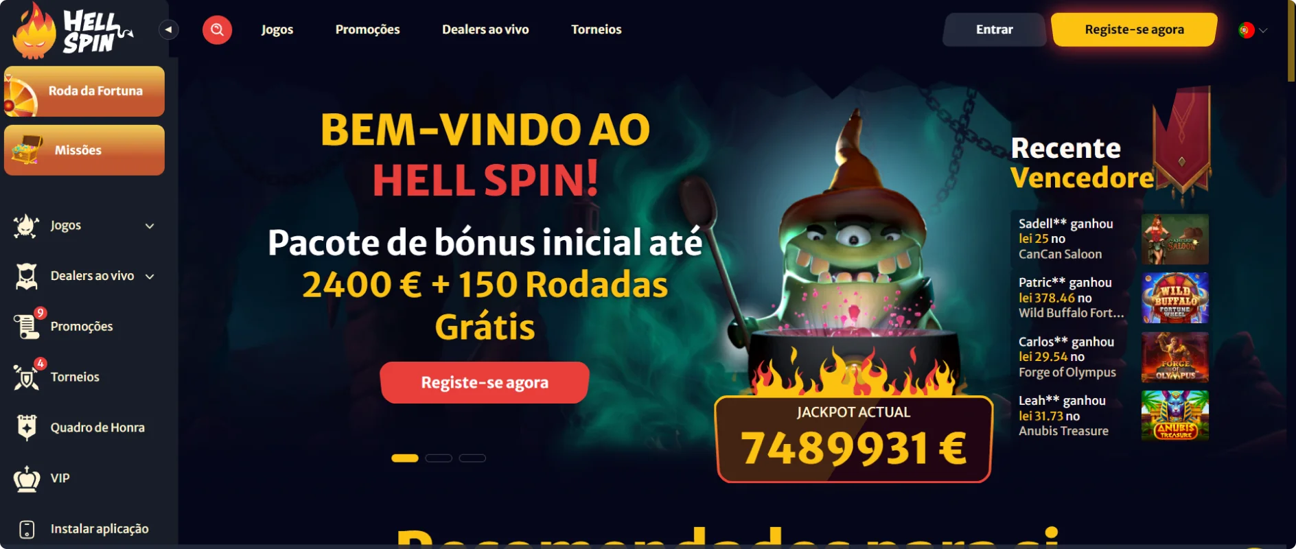 HellSpin Bónus de Boas-vindas HellSpin Bónus de Boas-vindas